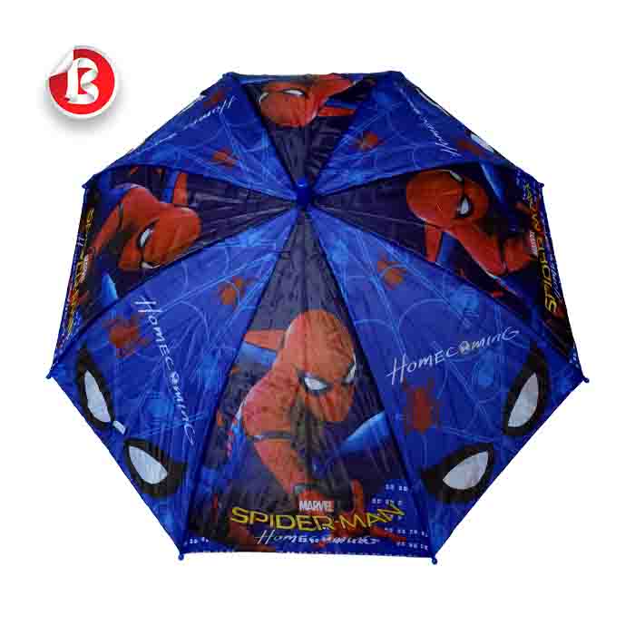 عکس اصلی چتر بچگانه مدل مرد عنکبوتی کد55