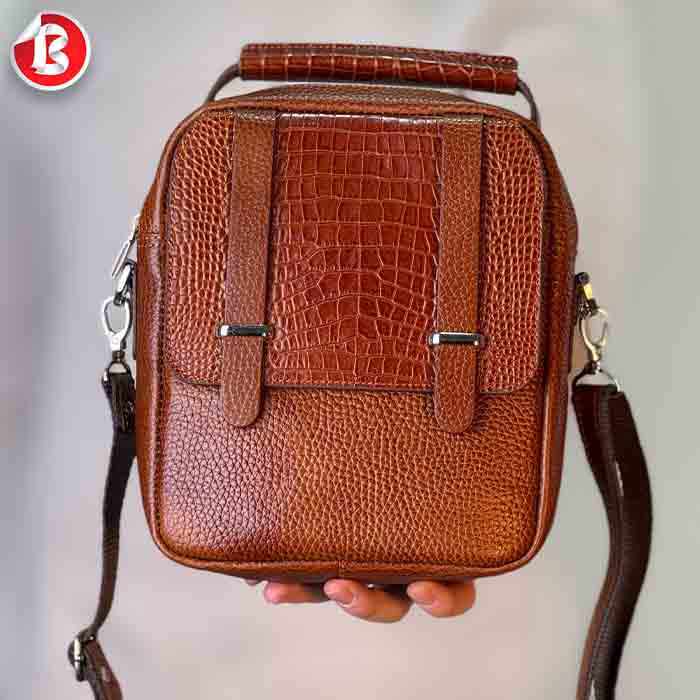 عکس شماره:6 , کیف دوشی چرمی مردانه کد C101