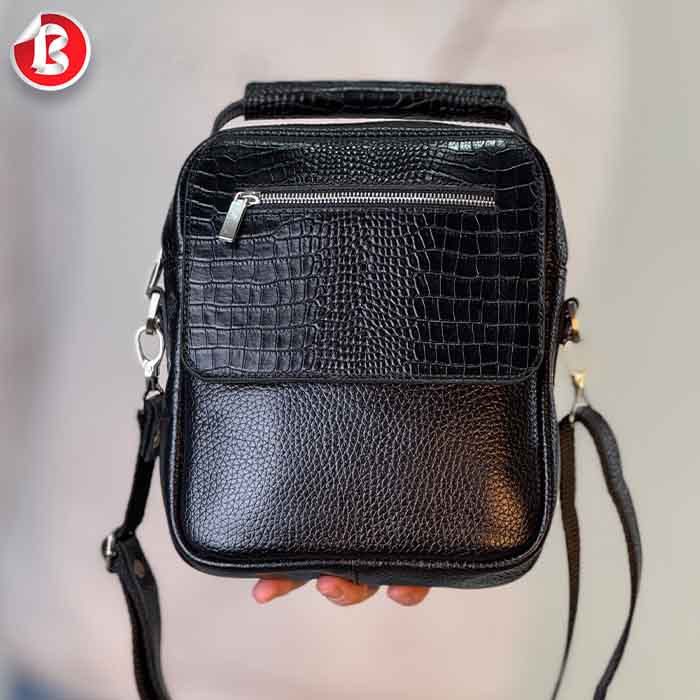 عکس شماره:3 , کیف دوشی چرمی مردانه کد C100