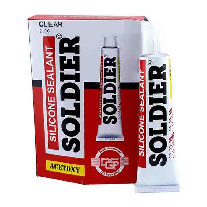 عکس اصلی چسب آکواریوم مدل soldier حجم 30 میلی لیتر