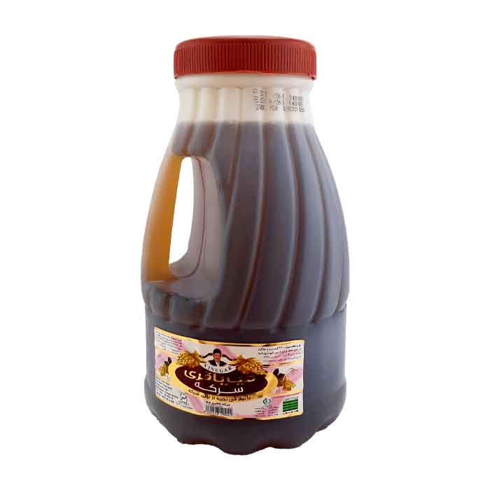 عکس اصلی سرکه تقطیری قرمز میرباقری مقدار 2300 گرم